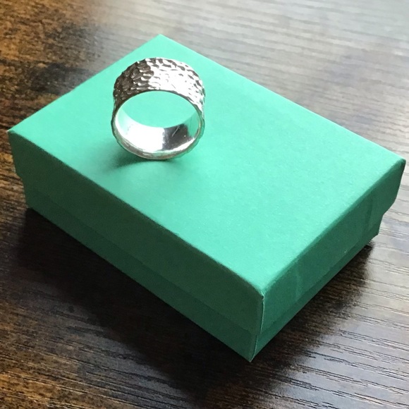 Mistraya Silver Wide-band Ring - Picture 2 of 3